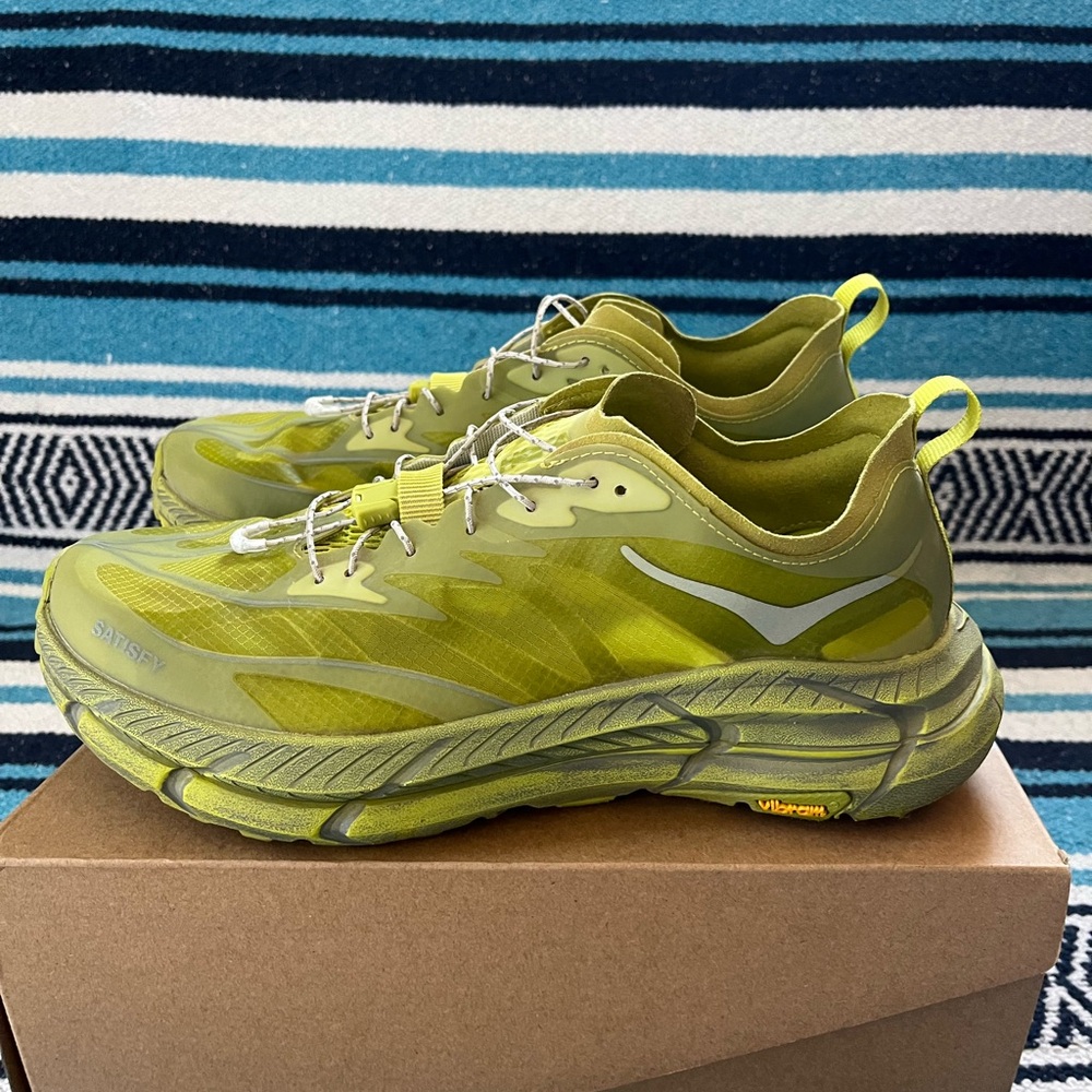 Hoka Mafate Speed 4 Lite Satisfy Men’s Size 7 Sulphur